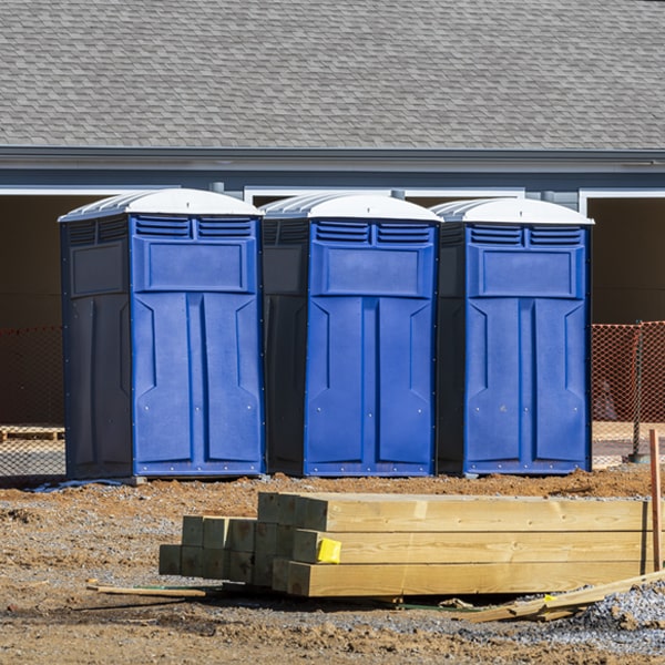 can i customize the exterior of the portable restrooms with my event logo or branding in Gadsden